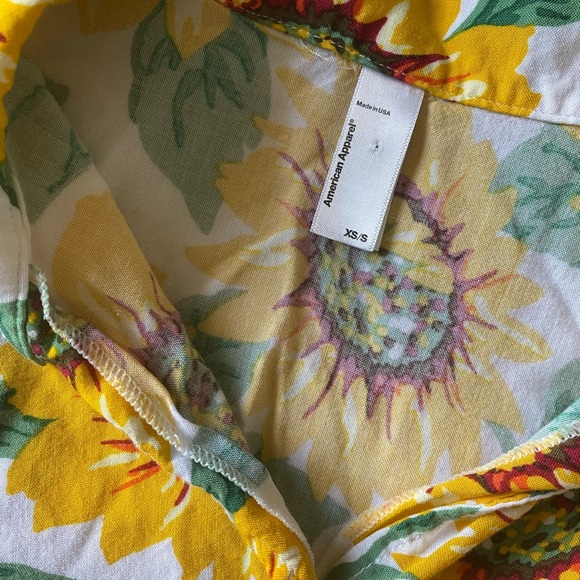 American apparel sunflower tie shirt - Picture 5 of 6